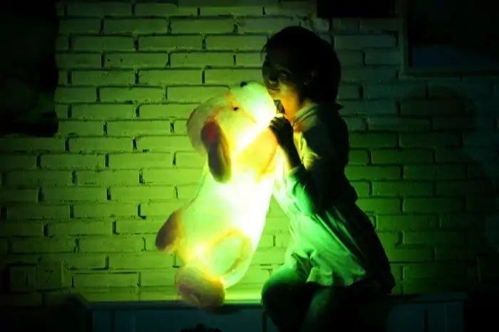 Peluche Chien avec Lumière LED