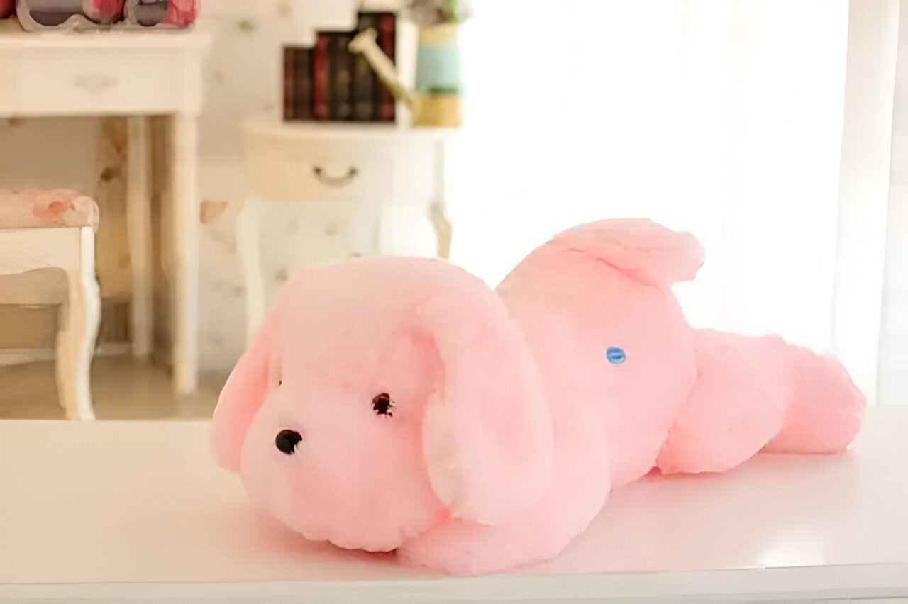 Peluche Chien avec Lumière LED